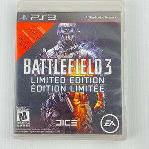 Battlefield 3 Limited Edition PS3 Video Game 2011 Case Booklet Disc Rated Mature